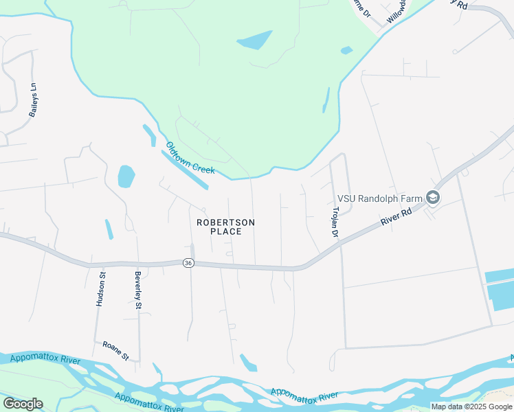 map of restaurants, bars, coffee shops, grocery stores, and more near 21321 Warren Avenue in Petersburg