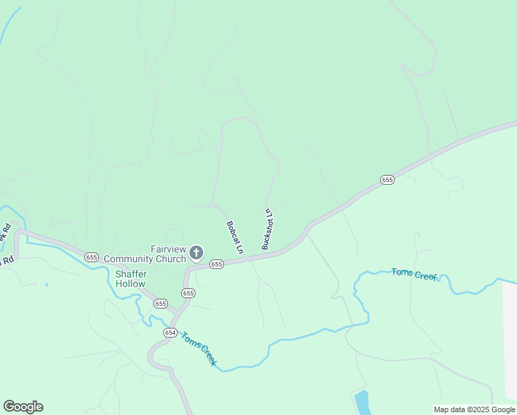 map of restaurants, bars, coffee shops, grocery stores, and more near 2495 Buckshot Lane in Blacksburg