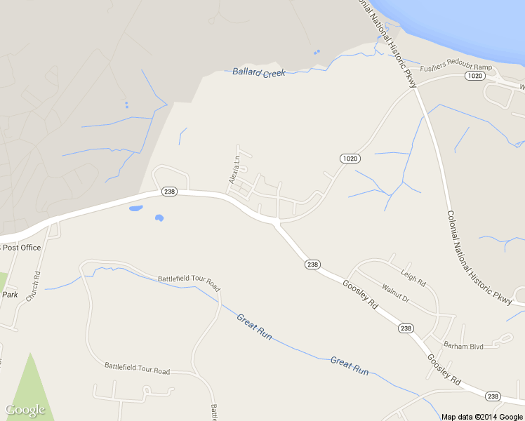 map of restaurants, bars, coffee shops, grocery stores, and more near 3201 Old Williamsburg Road in Yorktown