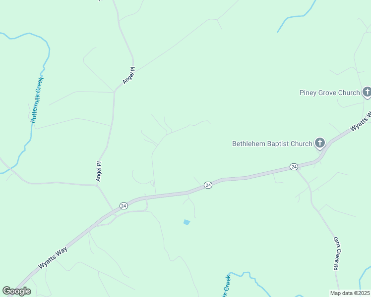 map of restaurants, bars, coffee shops, grocery stores, and more near 16850 Wyatts Way in Huddleston