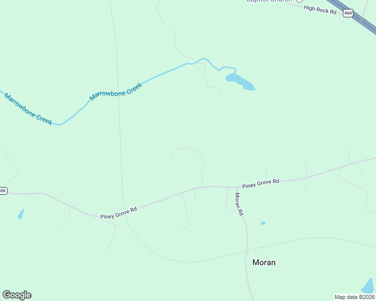 map of restaurants, bars, coffee shops, grocery stores, and more near 1164 Piney Grove Road in Rice