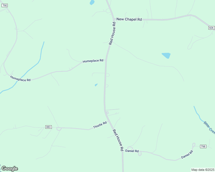 map of restaurants, bars, coffee shops, grocery stores, and more near 3940 Red House Road in Rustburg
