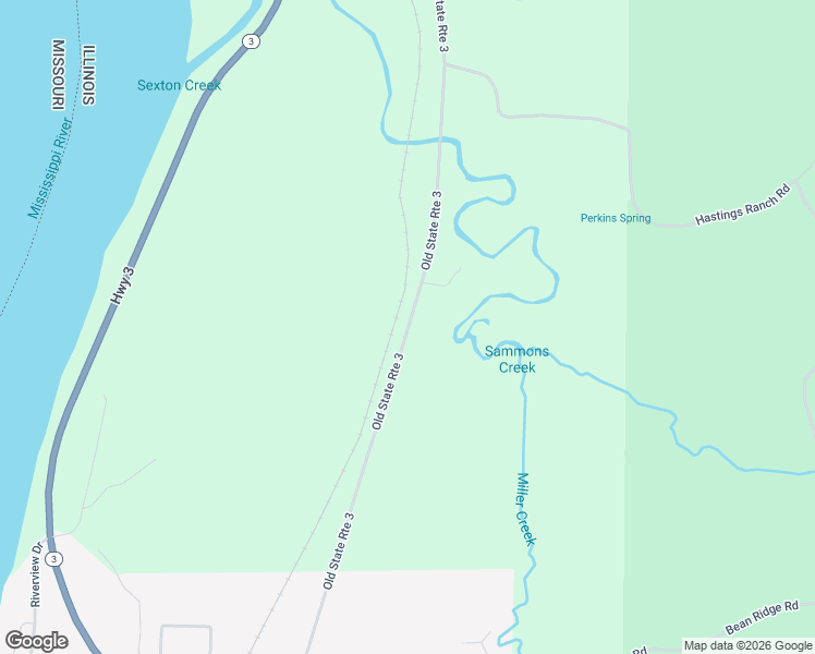 map of restaurants, bars, coffee shops, grocery stores, and more near Old State Route 3 in Thebes
