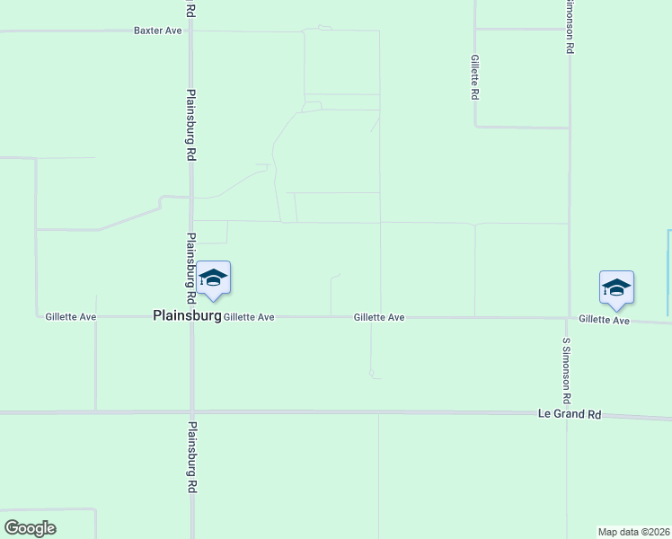 map of restaurants, bars, coffee shops, grocery stores, and more near 9376 Gillette Road in Le Grand