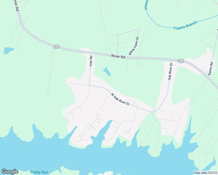 map of restaurants, bars, coffee shops, grocery stores, and more near 9306 West Oak River Drive in Petersburg