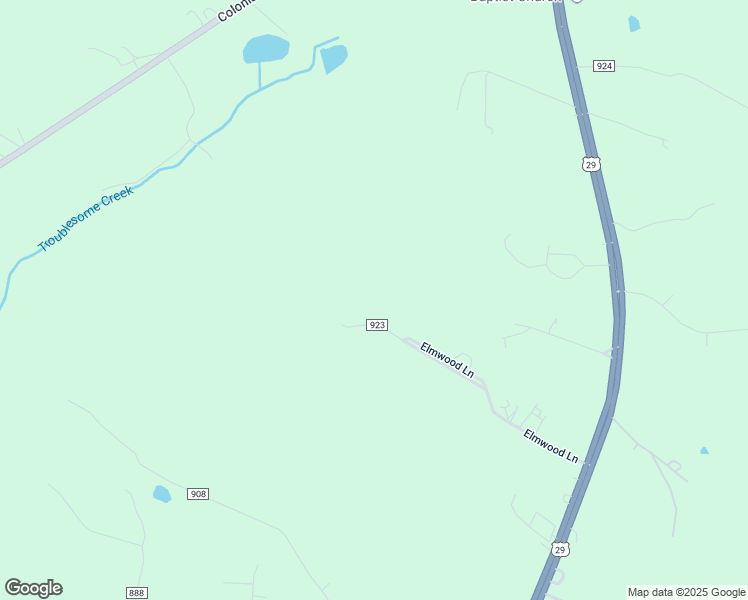 map of restaurants, bars, coffee shops, grocery stores, and more near 611 Elmwood Lane in Rustburg