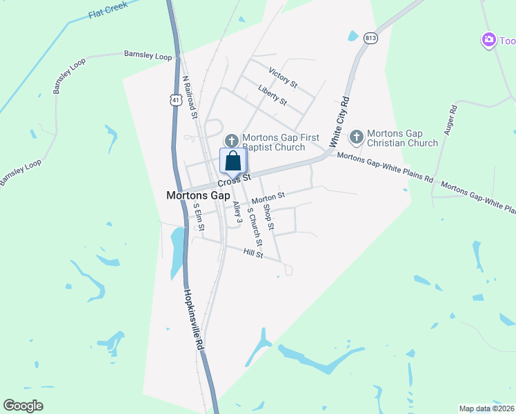 map of restaurants, bars, coffee shops, grocery stores, and more near 137-139 Shop Street in Nortonville