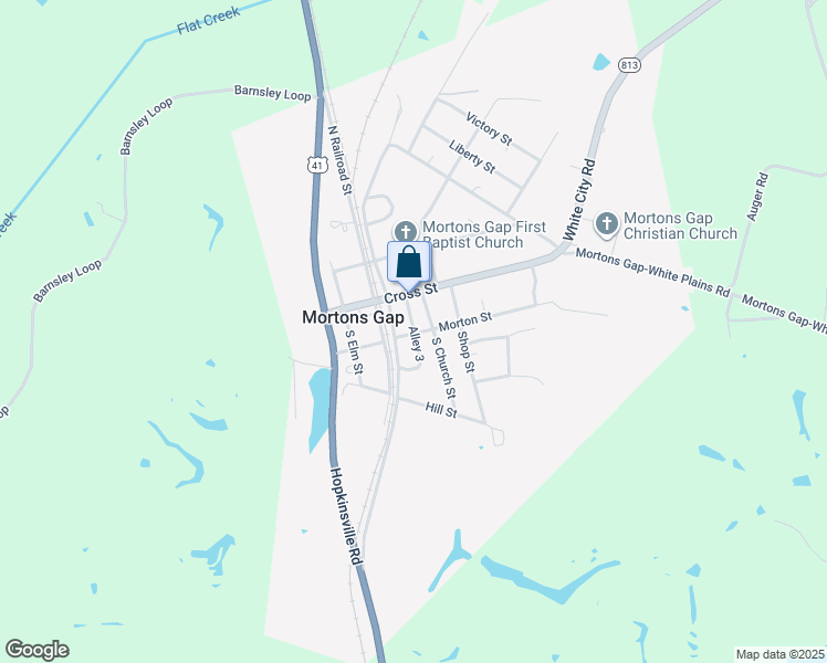 map of restaurants, bars, coffee shops, grocery stores, and more near Alley 3 in Nortonville