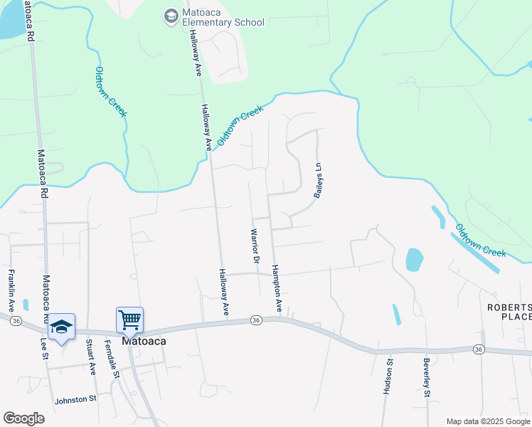 map of restaurants, bars, coffee shops, grocery stores, and more near 21112 Hampton Avenue in Petersburg