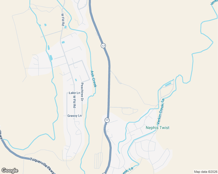 map of restaurants, bars, coffee shops, grocery stores, and more near South Toquer Boulevard in Toquerville