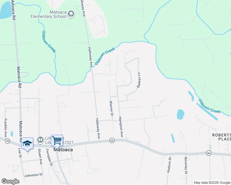map of restaurants, bars, coffee shops, grocery stores, and more near 21012 Hampton Avenue in Petersburg