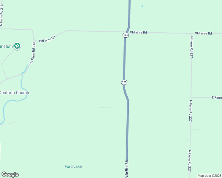 map of restaurants, bars, coffee shops, grocery stores, and more near 2489 Missouri 125 in Strafford