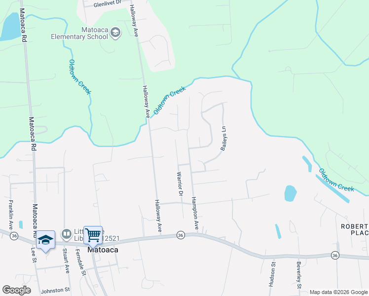 map of restaurants, bars, coffee shops, grocery stores, and more near 21012 Hampton Ave in Petersburg
