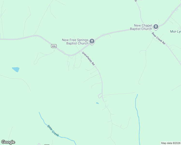 map of restaurants, bars, coffee shops, grocery stores, and more near 263 Gracefields Road in Rustburg