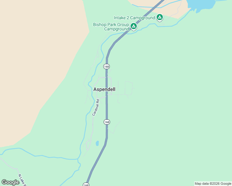 map of restaurants, bars, coffee shops, grocery stores, and more near 116 Alpine Drive in Bishop