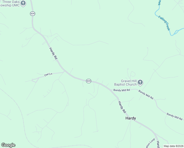 map of restaurants, bars, coffee shops, grocery stores, and more near 12392 Hardy Road in Hardy