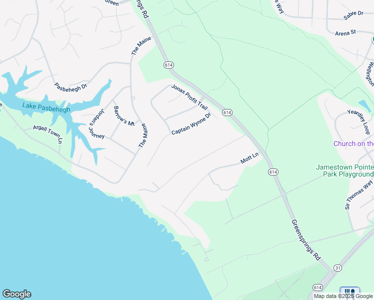 map of restaurants, bars, coffee shops, grocery stores, and more near 3245 Derby Lane in Williamsburg
