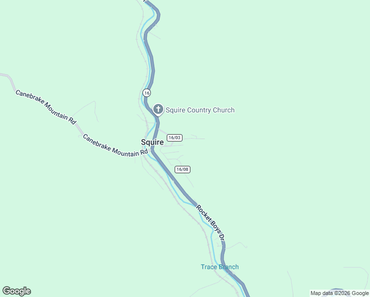 map of restaurants, bars, coffee shops, grocery stores, and more near County Road 16/08 in Berwind