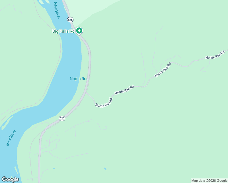 map of restaurants, bars, coffee shops, grocery stores, and more near 6200 Norris Run Road in Blacksburg