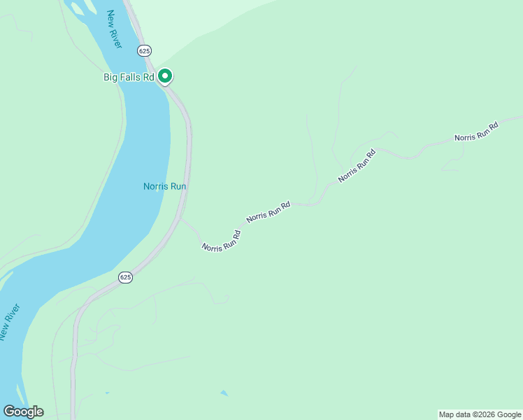 map of restaurants, bars, coffee shops, grocery stores, and more near 6200 Norris Run Road in Blacksburg