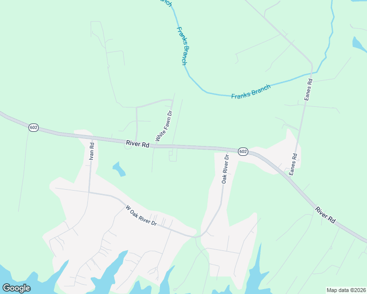 map of restaurants, bars, coffee shops, grocery stores, and more near River Road in Sutherland