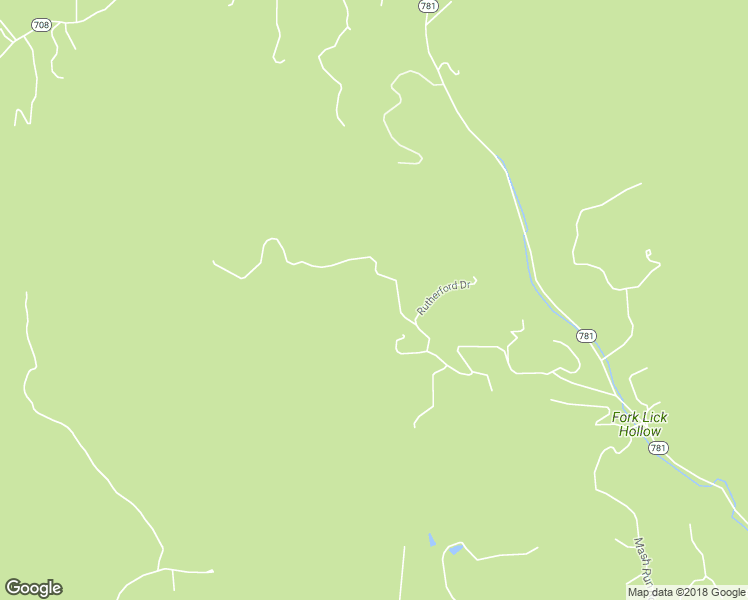 map of restaurants, bars, coffee shops, grocery stores, and more near 2755 Rutherford Drive in Blacksburg