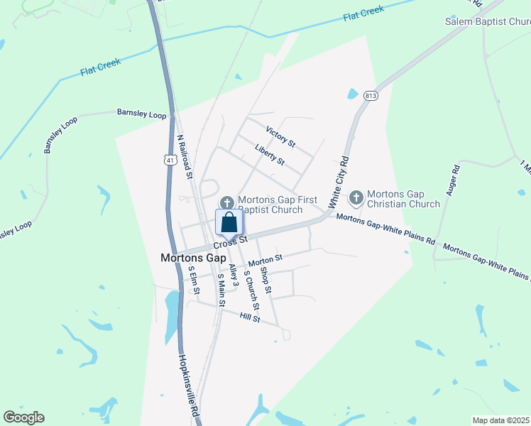 map of restaurants, bars, coffee shops, grocery stores, and more near in Mortons Gap