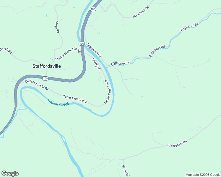 map of restaurants, bars, coffee shops, grocery stores, and more near 450 Cedar Crest Loop in Staffordsville