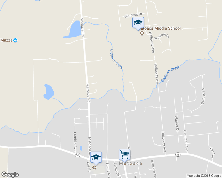 map of restaurants, bars, coffee shops, grocery stores, and more near 20905 Matoaca Road in Petersburg