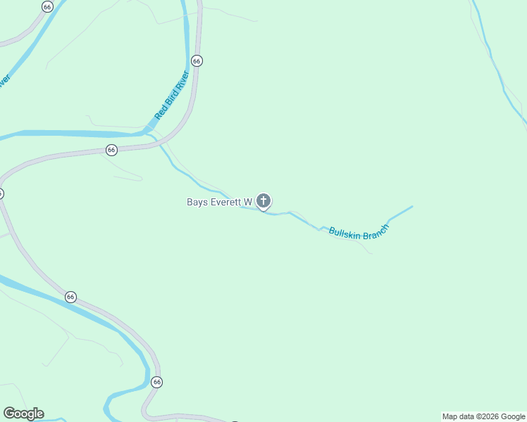 map of restaurants, bars, coffee shops, grocery stores, and more near 523 Bullskin Branch Road in Oneida