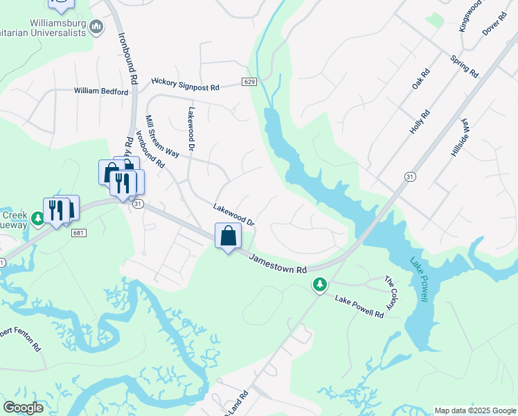 map of restaurants, bars, coffee shops, grocery stores, and more near Bigler Mill Road in York County