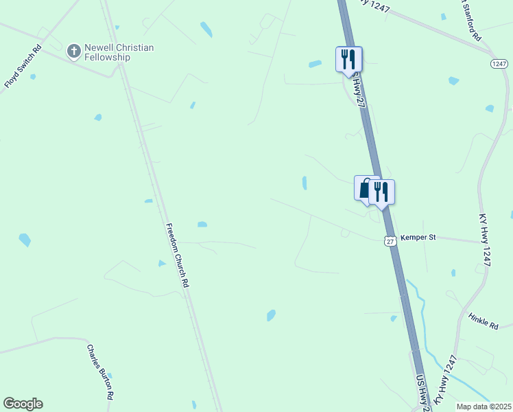 map of restaurants, bars, coffee shops, grocery stores, and more near 431 Northern Crossing in Eubank