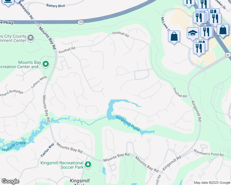 map of restaurants, bars, coffee shops, grocery stores, and more near 35 Ensign Spence in Williamsburg