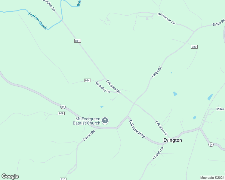 map of restaurants, bars, coffee shops, grocery stores, and more near 560 Evington Road in Evington