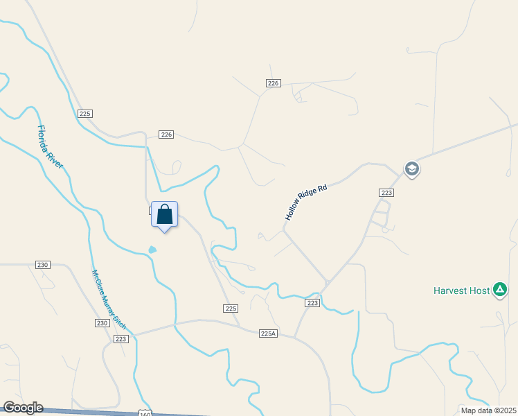 map of restaurants, bars, coffee shops, grocery stores, and more near 225 Hollow Ridge Road in Durango