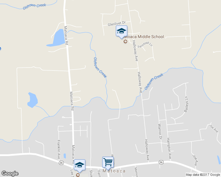 map of restaurants, bars, coffee shops, grocery stores, and more near 21000 Wells Street in Petersburg