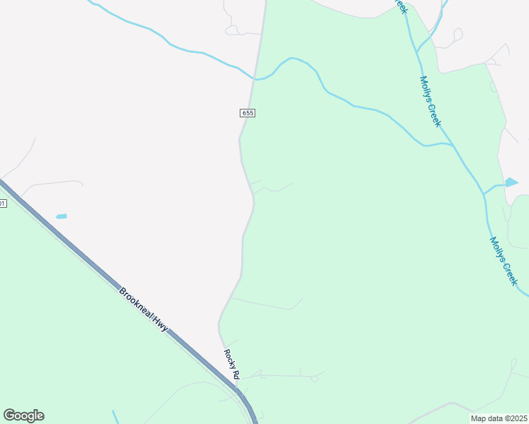 map of restaurants, bars, coffee shops, grocery stores, and more near 2502 Rocky Road in Rustburg