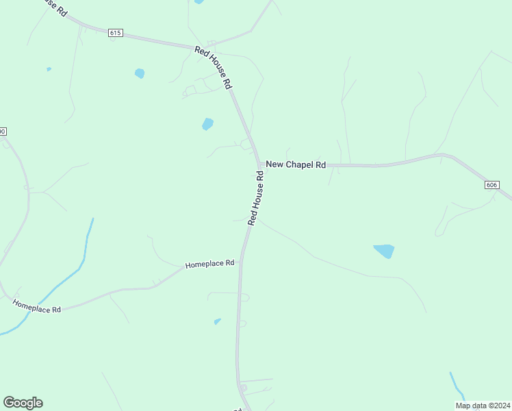 map of restaurants, bars, coffee shops, grocery stores, and more near Red House Road in Rustburg