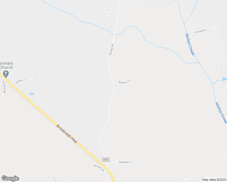 map of restaurants, bars, coffee shops, grocery stores, and more near 2502 Rocky Road in Rustburg