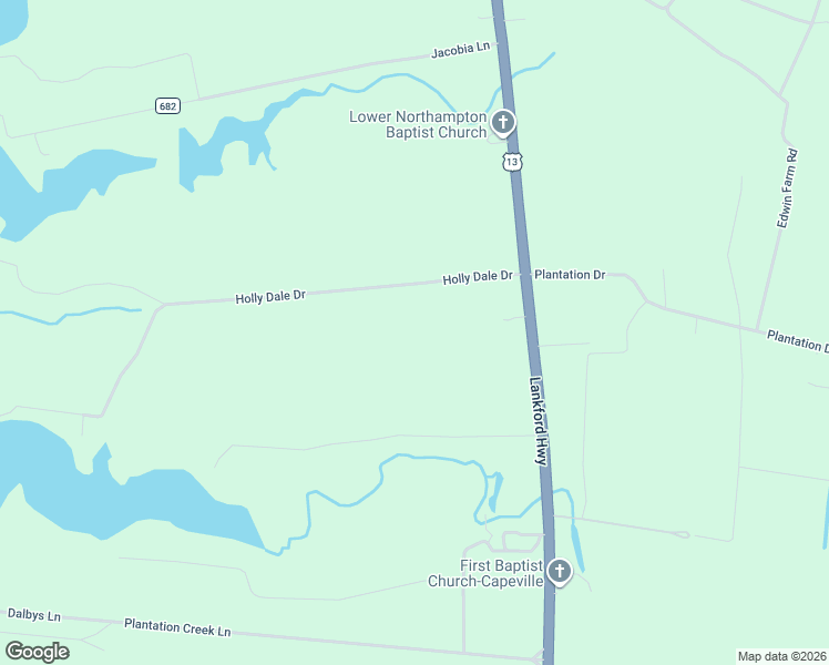 map of restaurants, bars, coffee shops, grocery stores, and more near 24482 Lankford Highway in Cape Charles