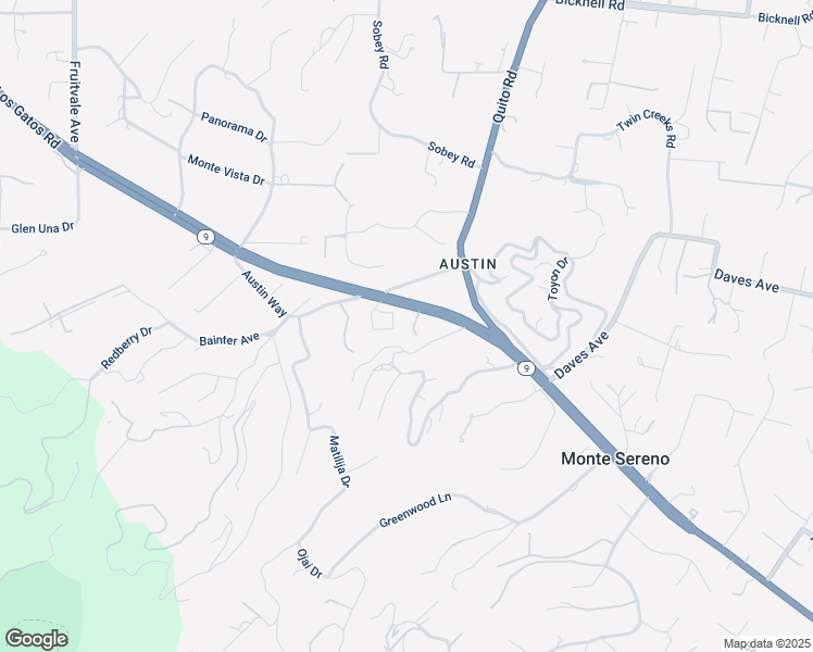 map of restaurants, bars, coffee shops, grocery stores, and more near 18812 California 9 in Monte Sereno