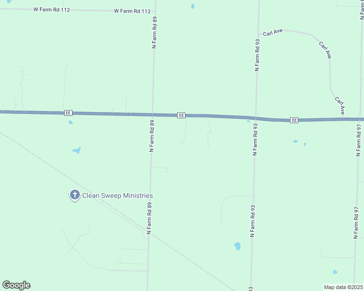 map of restaurants, bars, coffee shops, grocery stores, and more near 8160 State Highway EE in Springfield