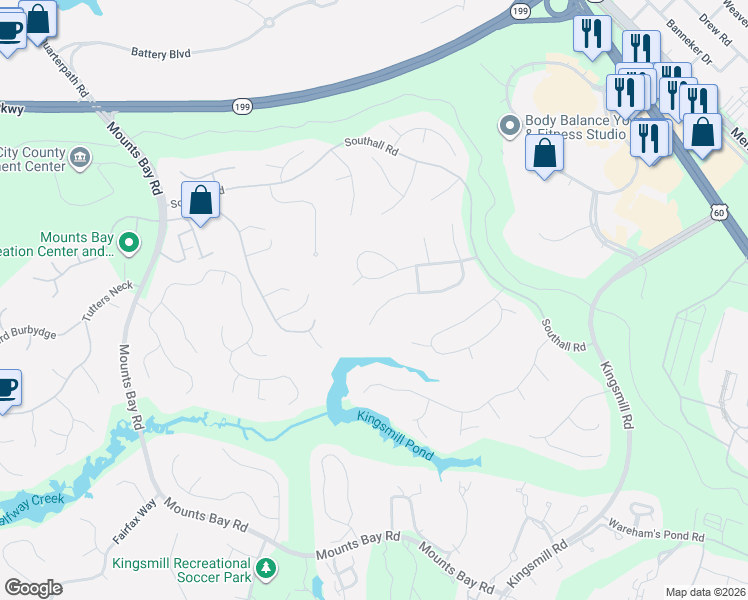map of restaurants, bars, coffee shops, grocery stores, and more near 29 Ensign Spence in Williamsburg