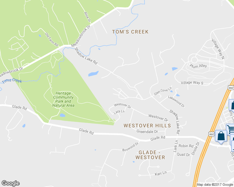 map of restaurants, bars, coffee shops, grocery stores, and more near 1724 Sage Lane in Blacksburg