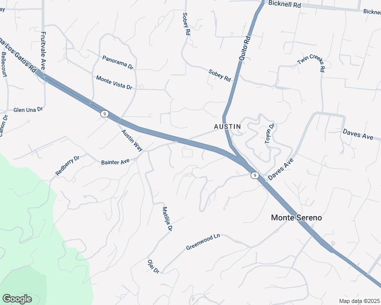 map of restaurants, bars, coffee shops, grocery stores, and more near 18855 Montalvo Oaks Circle in Monte Sereno