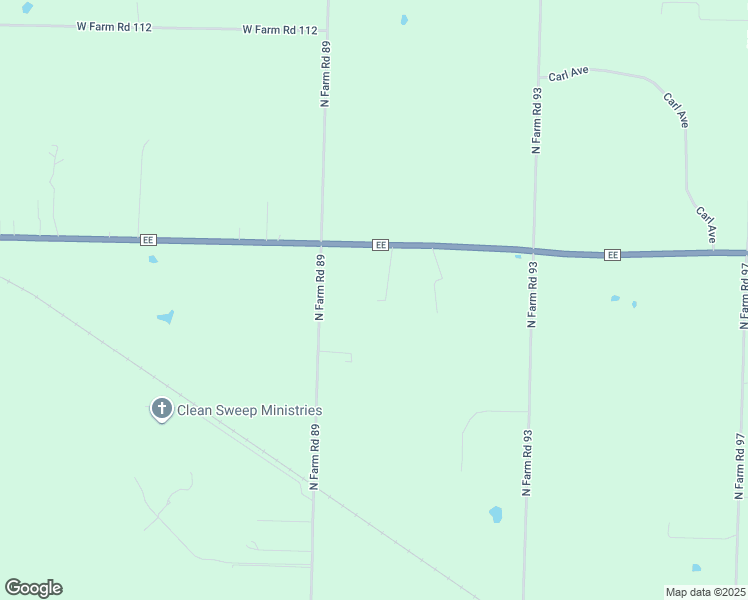 map of restaurants, bars, coffee shops, grocery stores, and more near 8160 State Highway EE in Springfield