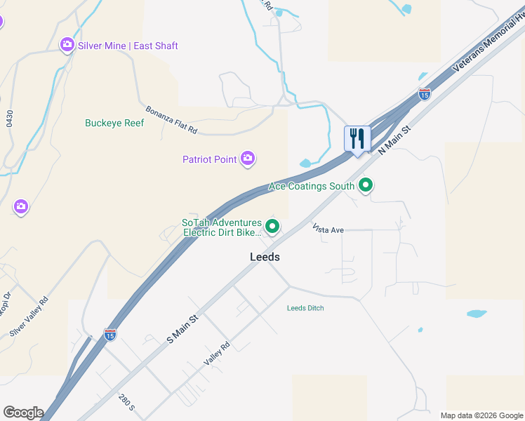 map of restaurants, bars, coffee shops, grocery stores, and more near in Leeds