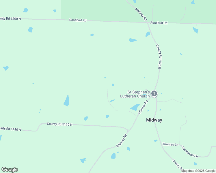 map of restaurants, bars, coffee shops, grocery stores, and more near 6827 Midway Road in Metropolis