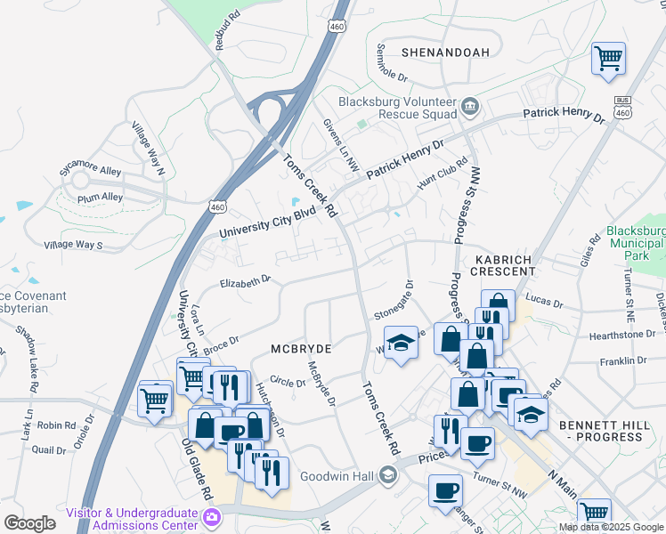 604 Broce Drive, Blacksburg VA Walk Score