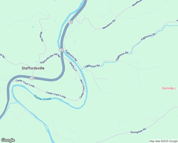 map of restaurants, bars, coffee shops, grocery stores, and more near 140 Redbud Lane in Staffordsville